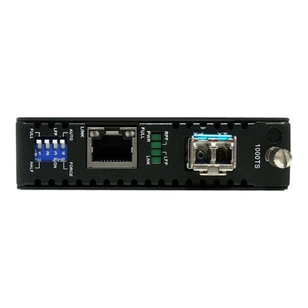 STARTECH Gigabit Ethernet-omvandlare på Fiber Optic MonoMode LC - 1000 Mb/s - 40 km - 2 port(ar)