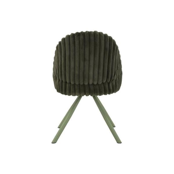 Set med 2 Designstolar "Stoccolma" 85cm Grön