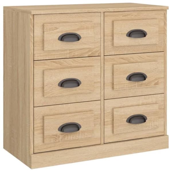 vidaXL Buffé eksonoma 70x35,5x67,5 cm ingenjörsträ 816435