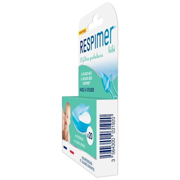 Andas babyflugefilter 20 enheter Grön