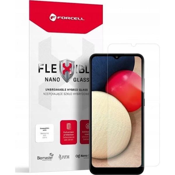 Skärmskydd - skyddande film Forcell Flexible Nano Glass - hybridglas för Samsung Galaxy A02s