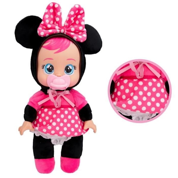 Cry Babies Tiny Cuddles Disney Minnie - IMC Toys - 917910 - Funktionsdockor