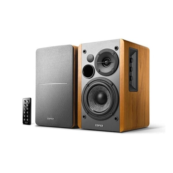 Edifier R1280DB aktiva bokhylla högtalare - Brun - 2 sätt - 21 Watt - Trådlös