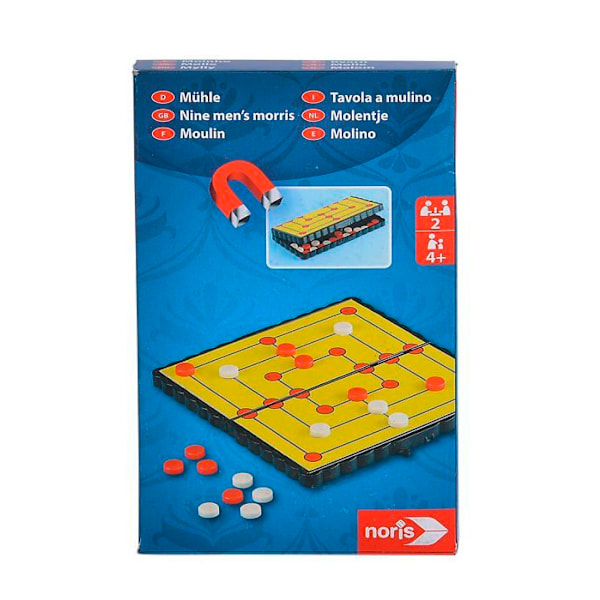 Mallette - coffret multi-spel Noris - 606015424 - Set med 6 magnetiska resespel
