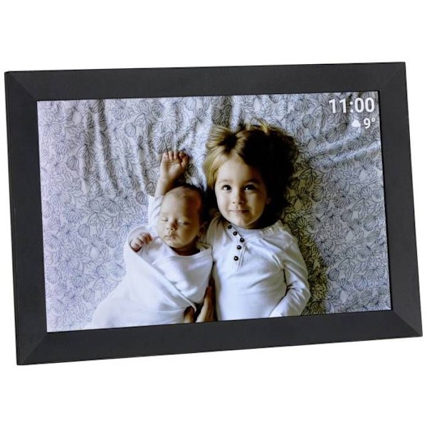 TFA Dostmann FRAMEO App Digital fotoram Wi-Fi 25,7 cm 10,1 tum 1280 x 800 Pixel 32 GB svart