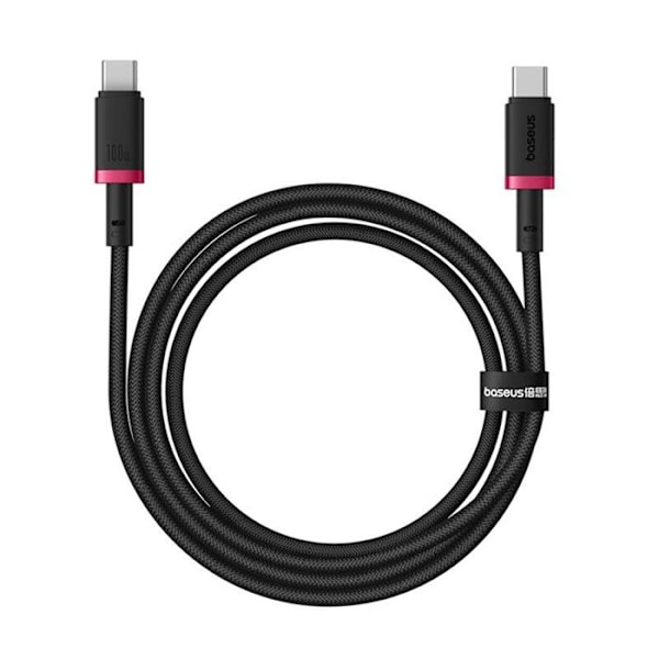 USB-C data kabel USB-C, 100 W, 1 m - Baseus Dura (P1037780803U01-01) - Svart