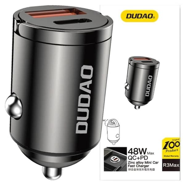 Bil laddare - DUDAO - R3Max - QC - PD - Snabbladdning