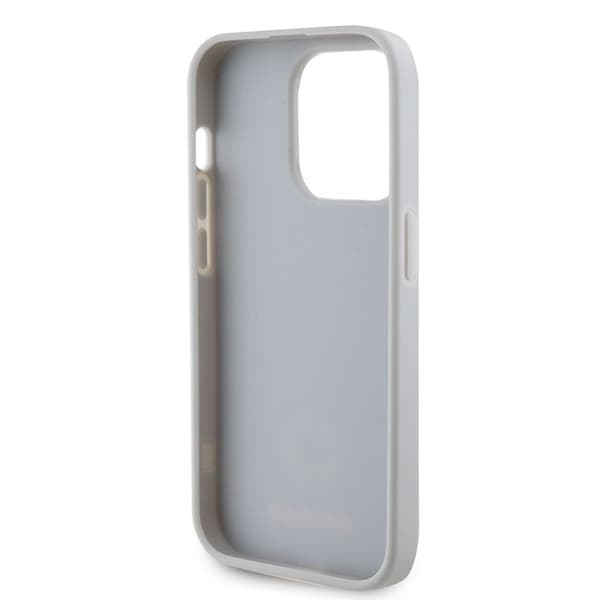 Guess Strass Metall Logo Skal för iPhone 15 Pro - Silver Silver
