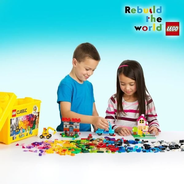 LEGO® Classic 10698 Deluxe Creative Brick Box - 790 delar - Byggsats Flerfärgad