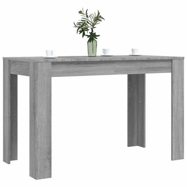 Matbord - VIDAXL - Sonoma Grå - 4 Platser - Skandinavisk Stil - Rektangulär sonoma grå