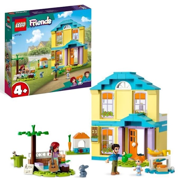 LEGO Friends 41724 Paisleys hus, leksak för barn 4 år, med tillbehör och minidockor Gul