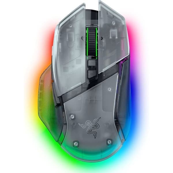 Trådlös mus - RAZER - Basilisk V3 Pro 35K - Phantom White - Edition