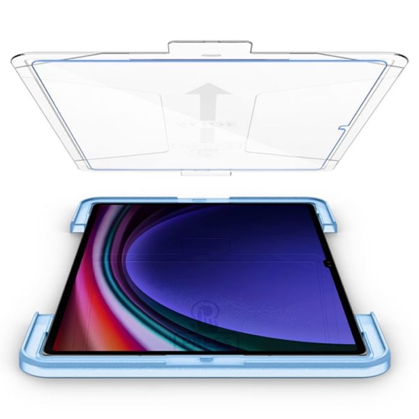 Härdat glas för Samsung Galaxy Tab S9 Plus Glas.TR EZ-FIT - Spigen - Transparent