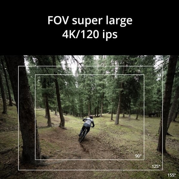 4K Action Camera - DJI - Osmo Action 3 Adventure Combo - Svart Svart