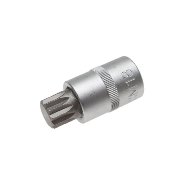 Bitshylsa 12,5 mm (1/2") invändiga flertänder (för XZN) M18