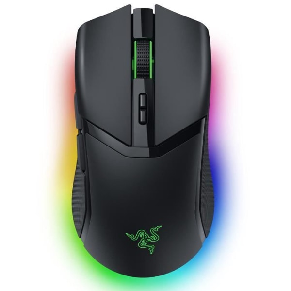 Razer Cobra Pro - Trådlös spelmus - högerhänt - Bluetooth/2,4 GHz-drift - Razer HyperSpeed teknik - sensor