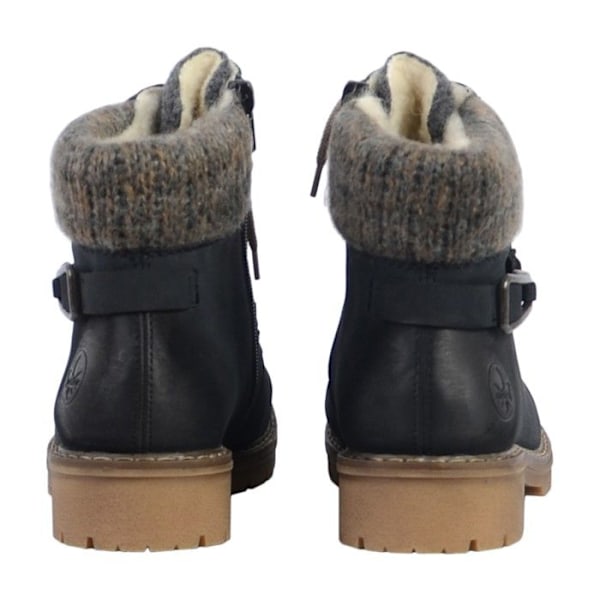 Rieker ankelboot - Y913114 - Dam - Blå - Snörning - Dragkedja - Skafthöjd 12 cm Blå 38