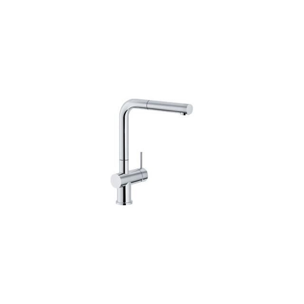 Franke Active Plus Utdragbar, Krom, Spakhandtag, Enkel, Typ L, Keramik, 3,5 cm