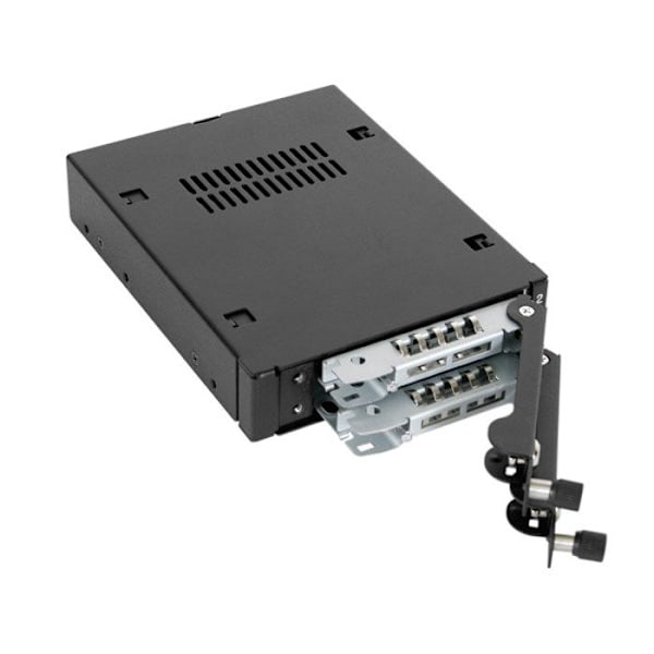 ICY DOCK MB492SKL-B - Rack för två hårddiskar