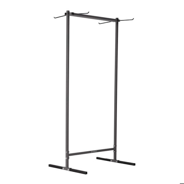 Rack för mattor - HMS - STR31 - Svart - 4 krokar - Max belastning 36 kg grå