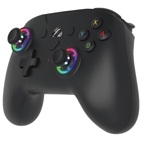 Trådlös handkontroll - SUBSONIC - Switch 2 / Switch - Programmerbara LED-ljus - Vibrationer - Gyroskop - Svart Svart