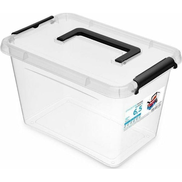 Orplast - AUR000360 - Rektangulär Behållare Med Handtag 6,5l Enkel Låda 61333