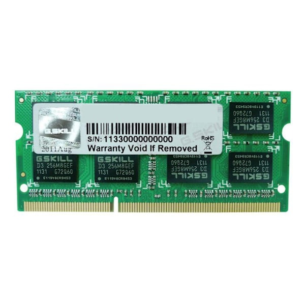G.SKILL PC-minne - 8 GB - DDR3 1600 Mhz - Lågspänning - Livstidsgaranti