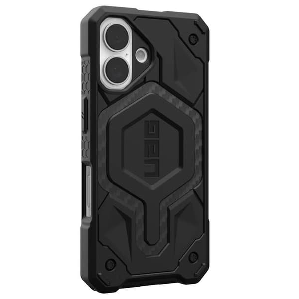 Coque för iPhone 16 - UAG - Monarch Pro - Optimal skydd - Elegant design - Svart