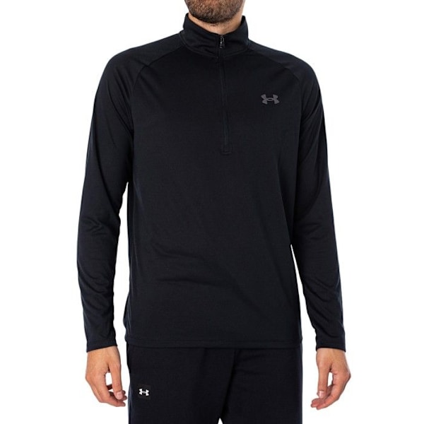 Tröja Fitness - UNDER ARMOUR - TECH 2.0 - Svart - Kortärmad - Andningsbar Svart S