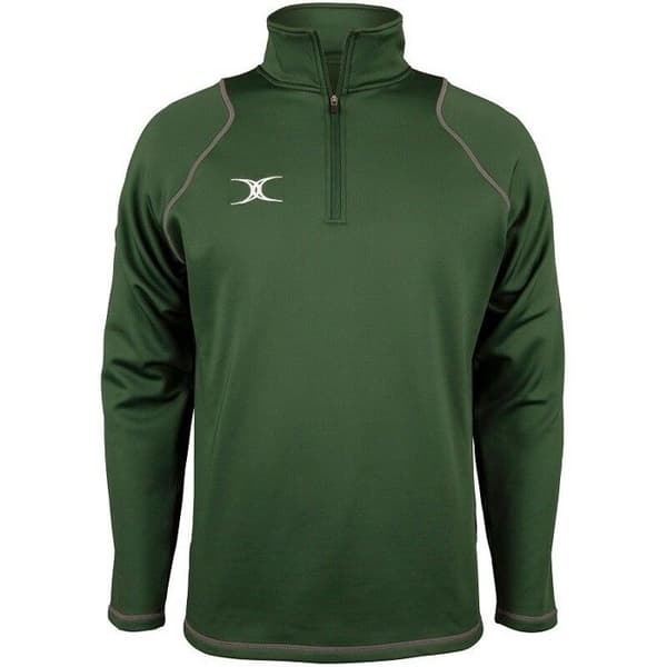 Väst 1/4 Zip Gilbert grön XL