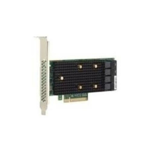 SAS värd bussadapter - Broadcom - 9400-8i - Låg profil - Svart/Grön/Silver - Fusion MPT Svart, Grön, Silver