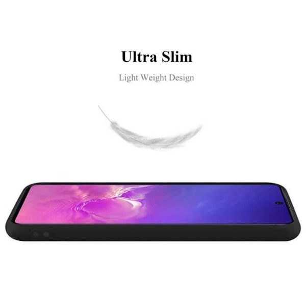 Fodral för Samsung Galaxy A91 / S10 LITE / M80s i CANDY BLACK Cadorabo Cover Protection silikon TPU-fodral