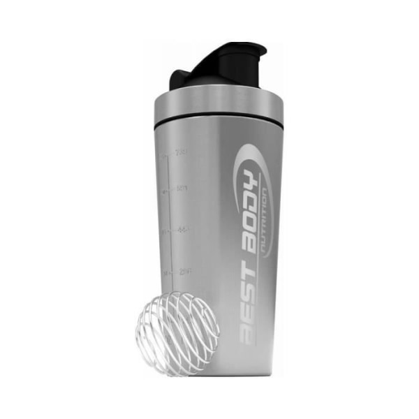 Inox Steel Shaker 700ml Metallic Silver Best Body Nutrition FLASKA - FLASKA - ISOLERAD FLASKA