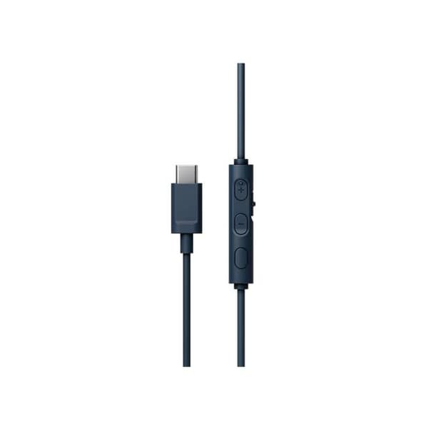 Hörlurar - JVC - HA-S33UC - Trådad - USB-C - Över örat - Blå Blå
