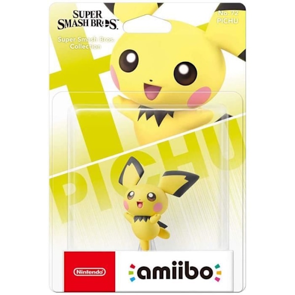 Amiibo Figur - Pichu N°72 • Super Smash Bros. Collection