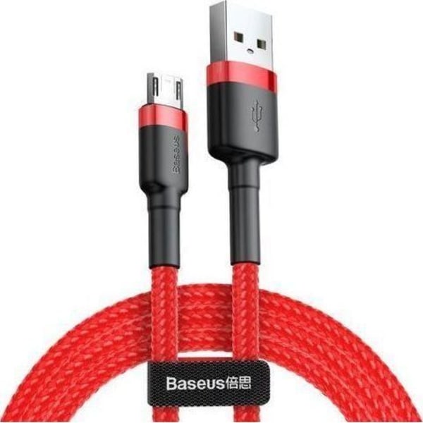 Baseus CAMKLF-C09 USB-kabel 2 m USB A Micro-USB B Röd