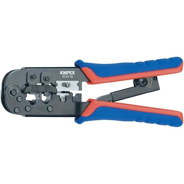 Krymptång för 6/8-stifts westernhylsor - KNIPEX 97 51 10 - Nej