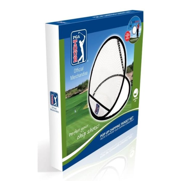 PGA TOUR Chipping Net - Svart och Vit Svartvitt