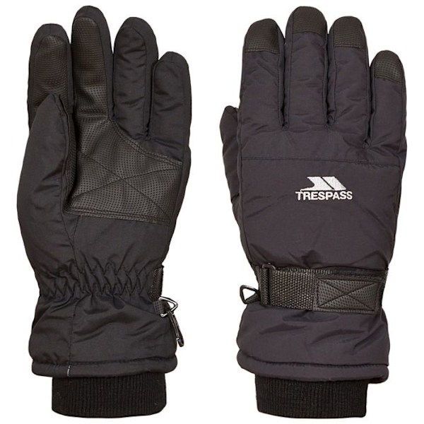 Skihandskar - Trespass - Gohan II - Vattentäta - Bekväma - Unisex svart M