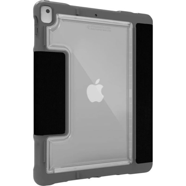 iPadfodral - STM Goods - Dux Plus DUO - Svart/Transparent - Kompatibel iPad 10.2 - 1 st svart/transparent