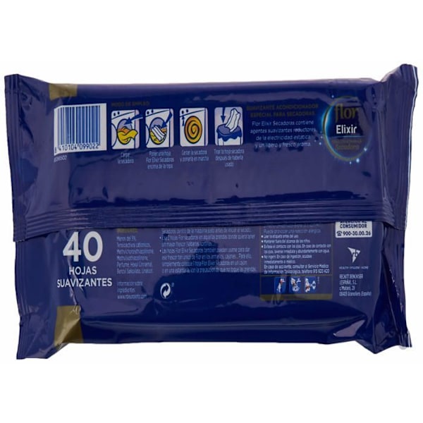 Mjukmedel Flor - 289859 - Fleur-Mjukmedel Specialbalsam för torktumlare-40 ark