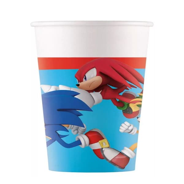 8 Pappmuggar Sonic 200 ml Flerfärgad