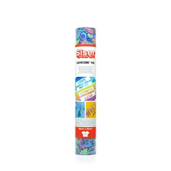 Siser ® Easypatterns® Plus Pasley Party värmeöverföringsvinyl för att anpassa textilier 30 cm x 0,5 m