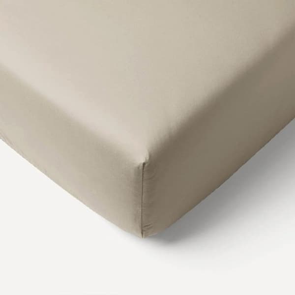 Jersey spjälsängsskydd 100% bomull Sand 40x80x13 cm