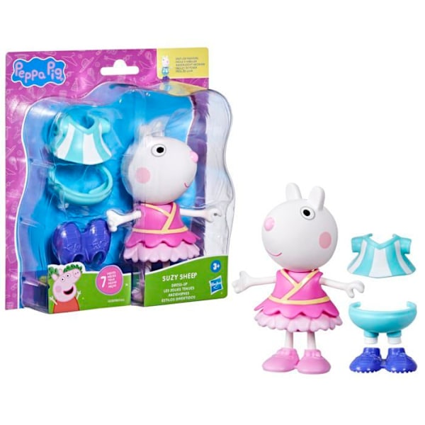 Kläder - accessoar docka Peppa Pig - G0330 - , Figur Fabula Suzy Sheep