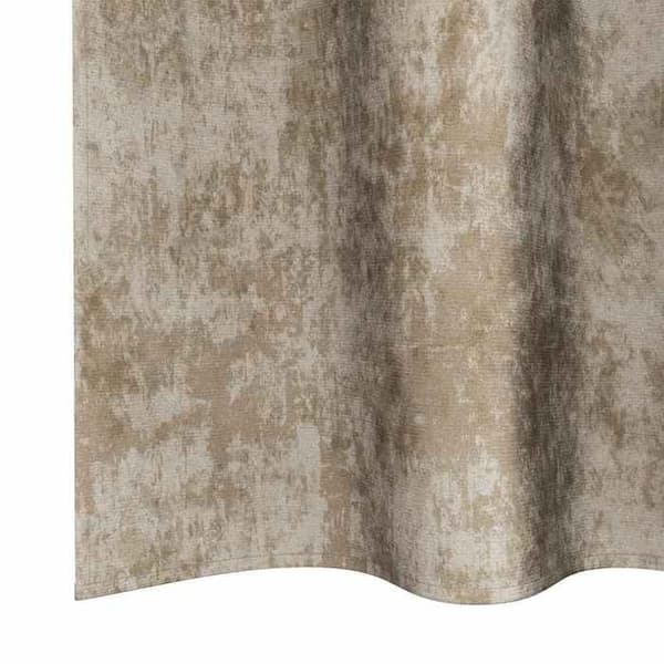 vidaXL Sammet Gardiner 2 st Champagne 140 x 140 cm Sammet 4107673