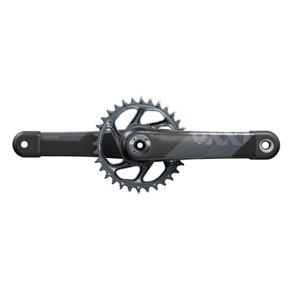 Pédalier VTT - SRAM - XX1 Eagle BST 148 DUB DM 12V - 34D - XSYNC2 - Färg Svart/Grå Grå, svart