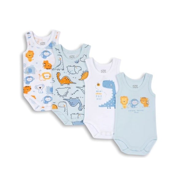 Sovsäck - mysig - sovsäck Chicco ärmlös bomullsbodyset, Mixed Baby Vit 0-6 månader