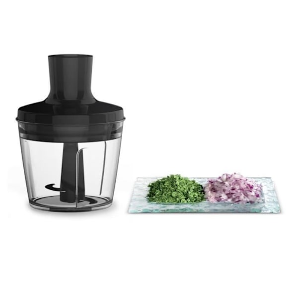 MOULINEX Handmixer, Powermix Silence, 600 W, Tyst teknik, Ergonomiskt handtag HM653910