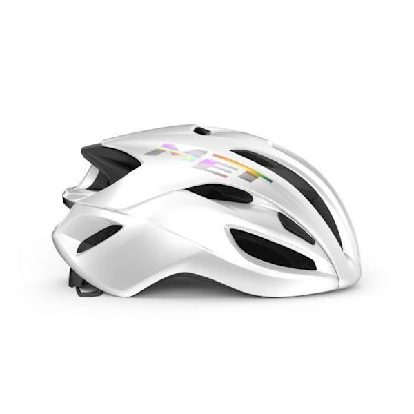 Cykelhjälm - MET - Rivale Mips - Holografisk vit - Storlek L - Man Vit holografisk/blank jag